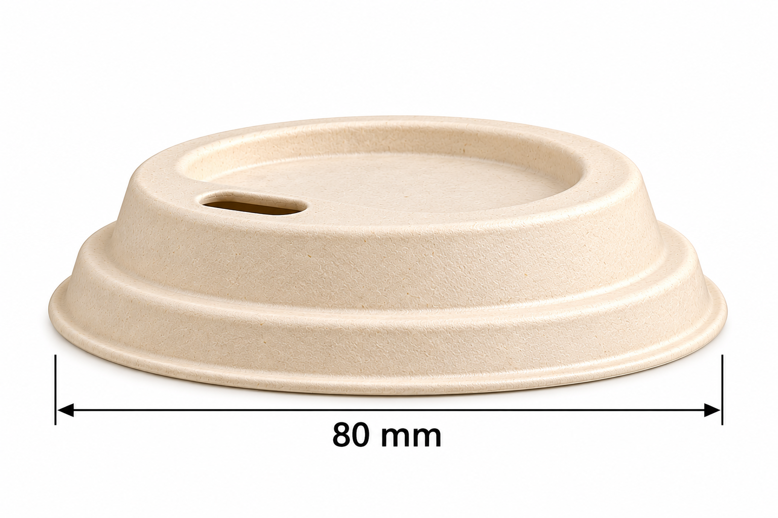 Bagasse Sipper Lid view 6